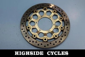 1117 04-05 HONDA CBR 1000RR LLANTA DELANTERA IZQUIERDA FRENO ROTOR DISCO - Imagen 1 de 11