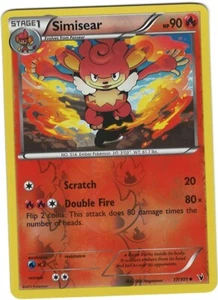 Simisear 17/101 Pokemon Card Uncommon reverse Holo 90 HP NM - Picture 1 of 2