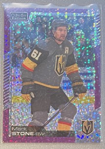 Mark Stone #40 VIOLET PIXELS SP #'d /399 2020-21 O-Pee-Chee Platinum Hockey 
