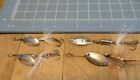 4 Vintage Cock-Tail & Unmarked Fishing Lures L89