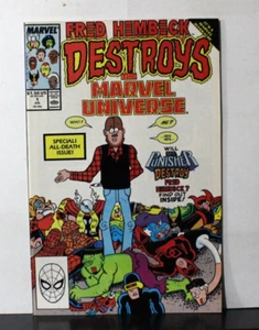 Fred Hembeck Destroys The Marvel Universe #1 July 1989 - Picture 1 of 2
