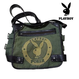 VTG Playboy Poker Denim Cross-Body Bag For Women's Big Size - Picture 1 of 13