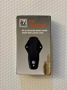 RV Master- RV/Cargo Trailer Ramp Door Hasp Bar Latch Lock - Picture 1 of 4