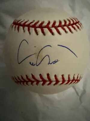 Eric Chávez TRISTAR AUTENTICADO Firmado Rawlings OML Béisbol - A's/Yankees Foto 1 de 2