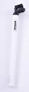 Fsa 27.2mm White Seat Post Sl-250 SBS Alloy Bike Pin 3d Forged 2 Bolt Clamp - Picture 1 of 4