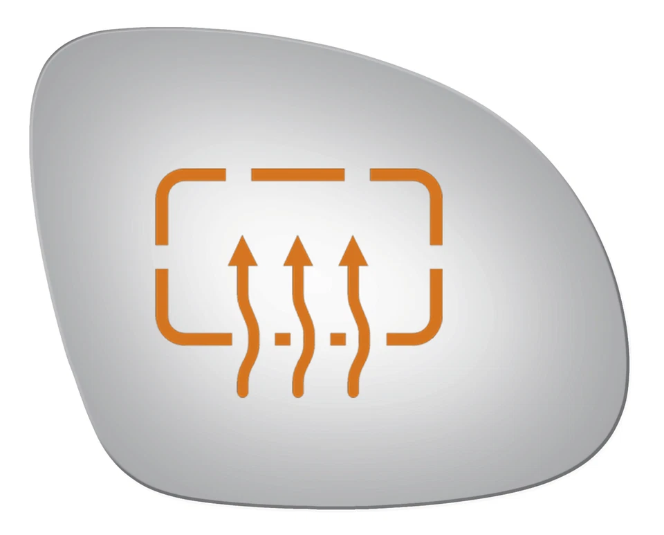 New Convex Right Mirror Glass For 09-15 Vollkswagen Tiguan W/O Backing Plate - Image 1 of 4