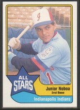 Junior Noboa 1989 Triple A All-Stars CMC #3  Indianapolis Indians Montreal Expos