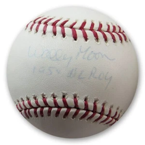 Wally Moon Signed Autographed Baseball Cardinals Dodgers 1954 NL ROY JSA AJ82871 - Picture 1 of 3