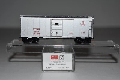 N Scale MTL 20586 Alton Railroad 40' Single Door Boxcar 1200 C4016 - Image 1 of 2