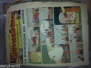 L'AVVENTUROSO-ANNO 2° n° 22- 15  marzo 1935-edizione NERBINI -ORIGINALE - Picture 1 of 1