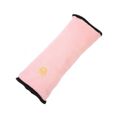 Child Seat Belt Shoulder Guard Plush Cotton Pillow - New - Pink - Image 1 of 2