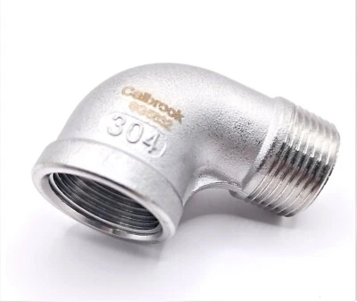 3/4" 150 Threaded (NPT) 90° Street Elbow 304 Stainless Steel SS100541304 - Image 1 of 4