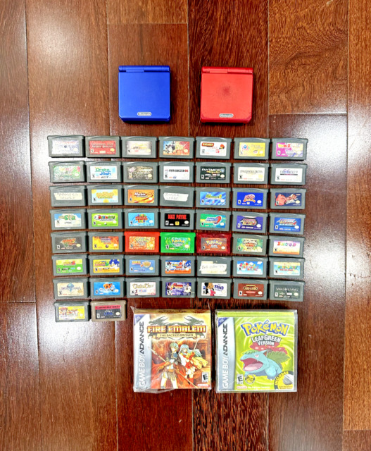 Pokemon Fire Red Authentic GBA Gameboy Advance - Preloaded All 386 Pokemon