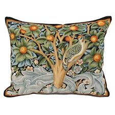William Morris Woodpecker Tapestry Lumbar Pillow - 14" x 19"