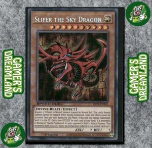 Slifer der Himmelsdrache SBCB-DE201 1. Auflage NM Secret Rare Yu-Gi-Oh Speed Duel - Bild 1 von 2