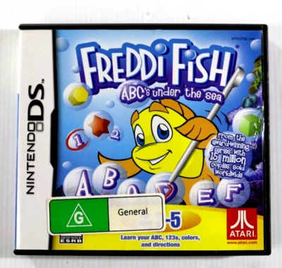 Freddi Fish ABCs Under The Sea DS Game G NTSC 2010 Humongous Inc NTR-CF3E-USA - Image 1 of 4