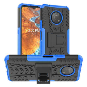 For Nokia C100 G21 Case Shockproof Kickstand Phone Cover + Screen Protector