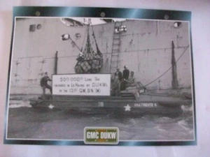 CARTE FICHE CAMION MILITAIRE GMC DUKW 1942 - Picture 1 of 1