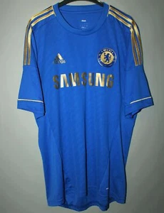 CHELSEA LONDON 2012/2013 HOME FOOTBALL SHIRT JERSEY ADIDAS SIZE M #25 - Picture 1 of 7