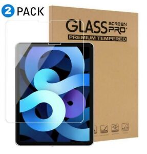 2-PACK For iPad Air 5 (2022) 10.9''/5th Gen HD Tempered Glass Screen Protector