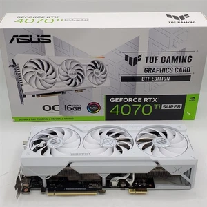 ASUS TUF Gaming GeForce RTX 4070 Ti Super BTF bianco OC Ed 16 GB scheda grafica - Foto 1 di 11