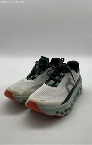 On Running Men's Brand White/Creek Blue Cloud Cloudmonster OC Shoes - Size M10.5 - Picture 1 of 9