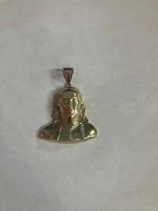 10k Gold Benjamin Franklin Pendant #109905-1 MGC - Picture 1 of 5