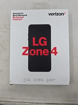 🔴Verizon Wireless smartphone LG Optimus Zone 4 Prepaid Moroccan Blue 16GB - NEW - Image 1 of 4