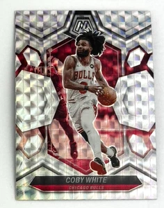 2023-24 Panini Mosaic Silver Prizm Coby White #106 Chicago Bulls - Imagen 1 de 2