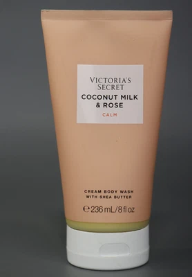 Victoria's Secret Crema Hidratante Calma Leche de Coco y Rosa Jabón Corporal 8 OZ Foto 1 de 4