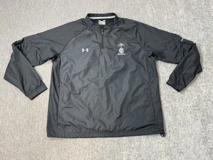 The Citadel Bulldogs Jacket Mens Large Black Under Armour Baseball Diamond Dogs - Picture 1 of 9