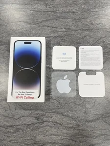 Apple iPhone 14 Pro Max Silver 128 GB OEM Retail Box with Sticker NO PHONE - Zdjęcie 1 z 11