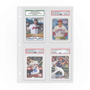 Graded Card Slab Binder Pages for Storage & Display, Compatible with 40 PSA, ... - Picture 1 of 6