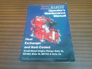 1 - Beta Marine Operator's Maintenance Manual - Small Diesel Engines - Picture 1 of 7
