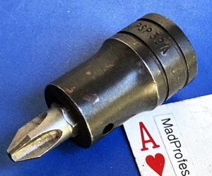 Snap-on 1/2" drive Black #3 Phillips Head screwdriver Socket PSP32A New Blade - Bild 1 von 3