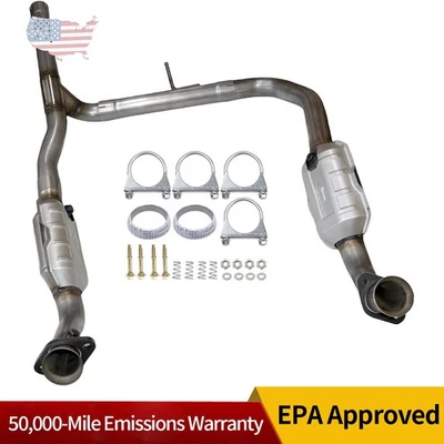 Catalytic Converters for 2004-2008 Ford F150 F-150  Lincoln Mark LT 5.4L EPA Foto 1 de 4