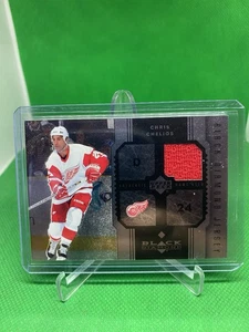 Maglia Chris Chelios 2005 Upper Deck Black Diamond Game usata - Foto 1 di 2