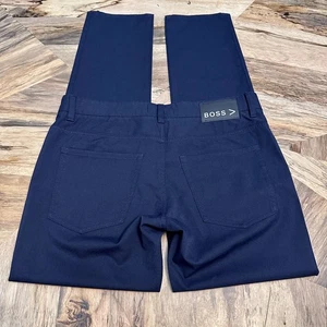 Pantalones chinos de viaje BOSS Delaware3 ajustados rendimiento elásticos para hombre 32x32 - Imagen 1 de 12