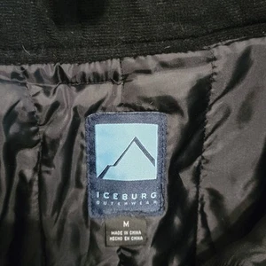 Iceberg Outerwear Black Snowpants Pockets Size M - Picture 1 of 8
