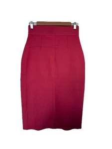 SABA Coral Pink Pencil Bandage Skirt SIZE SMALL Midi Tight - Picture 1 of 8