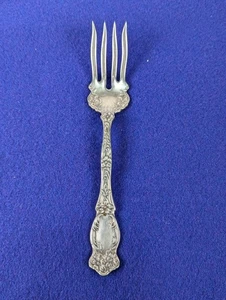 Antique Simeon L & George H Rogers VIOLET Pattern Meat/Fish Serving Fork Ornate - Picture 1 of 10