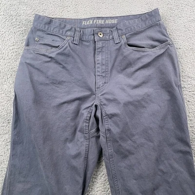 Pantalones Duluth Trading Co para Hombres 34x32 Azul Flexible Manguera contra Incendios Ropa de Trabajo Relajada Utilidad Foto 1 de 4