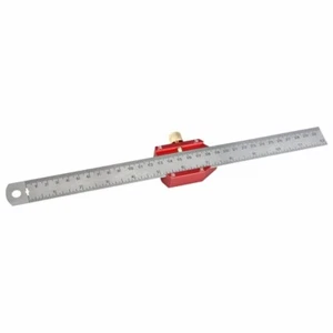 Adjustable Steel Ruler Positioning Block Line Marking Gauge Woodworking - Picture 1 of 10