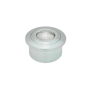 Kugelrolle Größe: 30, Edelstahl-Kugel, Stahl-Gehäuse - Photo 1/2