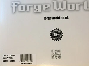 🔥  🔥  Forgeworld ORK STOMPA CLAW ARM upgrade kit OOP🔥 - Picture 1 of 1
