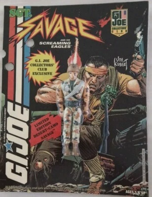 GI Joe SGT. SAVAGE Collector's Club Exclusivo 1994 CONVENCIÓN INTRÉPIDO Foto 1 de 4