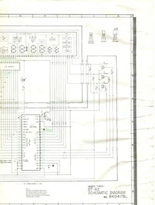 Vintage Akai Modell DT-A2 Schaltplan - Bild 1 von 1