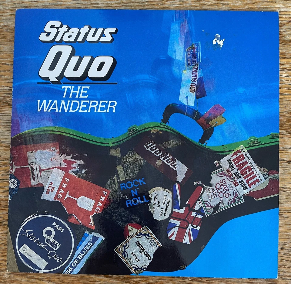 Status Quo The Wanderer Vertigo Records Quo 16  45rpm 7” (1984) UK Import NM! - Image 1 of 4