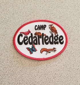 Girl Scouts GSEM CAMP CEDARLEDGE Camp Location Patch - Picture 1 of 1