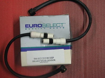 SENSORES DE DESGASTE DE PASTILLAS DE FRENO DELANTERAS PORSCHE P/N 944 612 212 00 SE VENDEN COMO UN JUEGO DE DOS L&R Foto 1 de 4